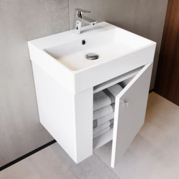 Creavit Font Lavabo Dolabı 50 cm Beyaz