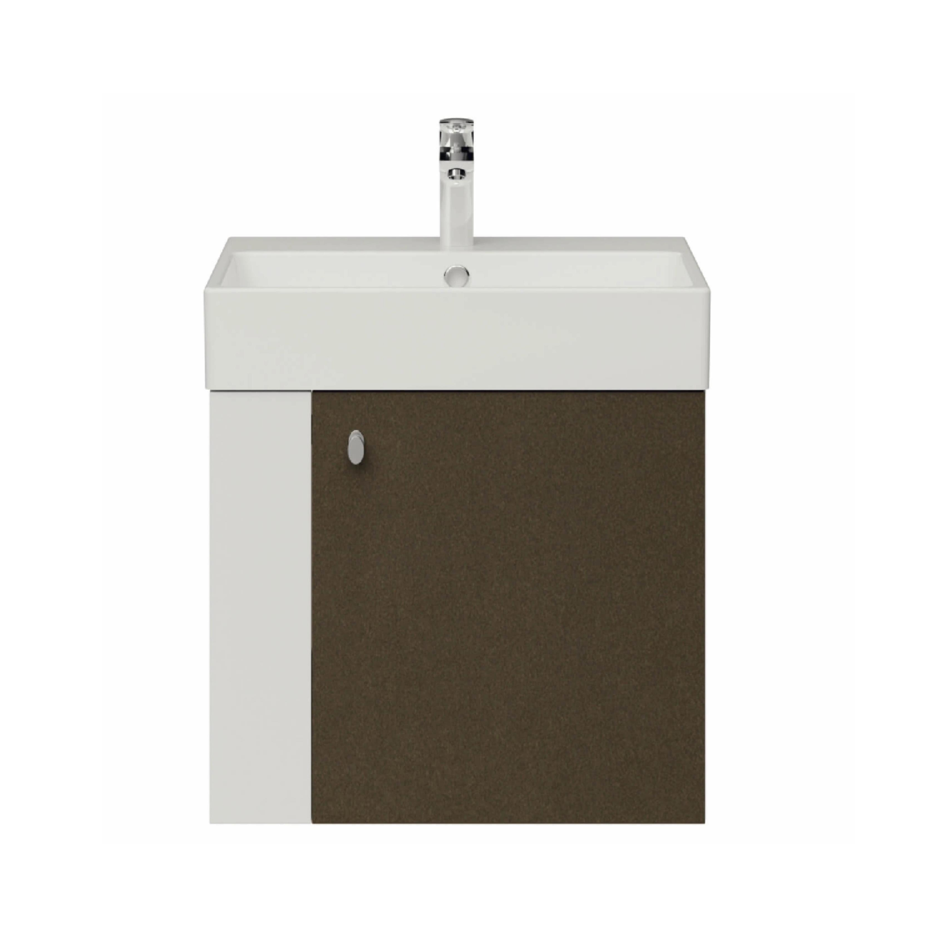 Creavit Font Lavabo Dolabı 50 cm Beyaz - Bakır