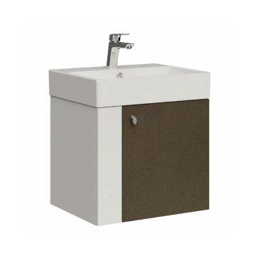 Creavit Font Lavabo Dolabı 50 cm Beyaz - Bakır
