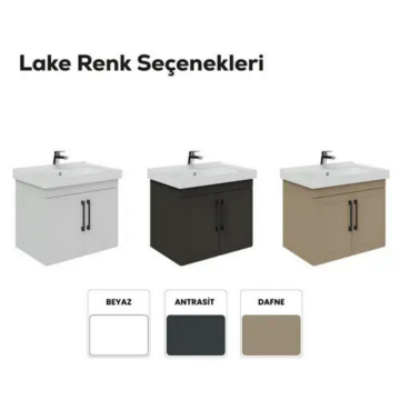 Creavit D20 Kapaklı Lavabo Dolabı Dafne