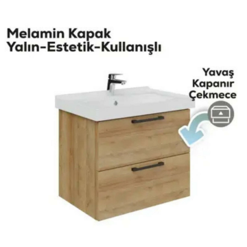 Creavit D20 2 Çekmeceli Lavabo Dolabı Everest