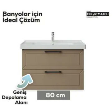 Creavit D20 2 Çekmeceli Dolabı Dafne