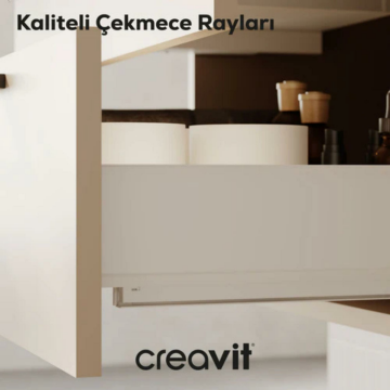 Creavit D20 2 Çekmeceli Lavabo Dolabı Dafne