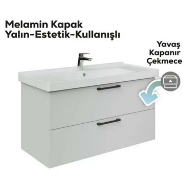 Creavit D20 2 Çekmeceli Dolabı Beyaz