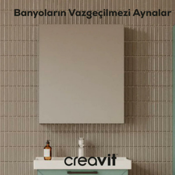 Creavit D20 Düz Ayna 100x80cm