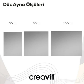 Creavit D20 Düz Ayna 100x80cm