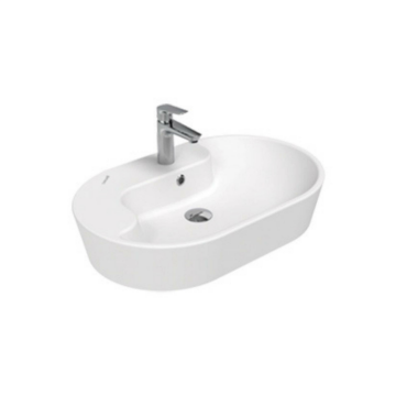 Creavit Topic Tezgah Üstü Çanak Lavabo Beyaz 70cm