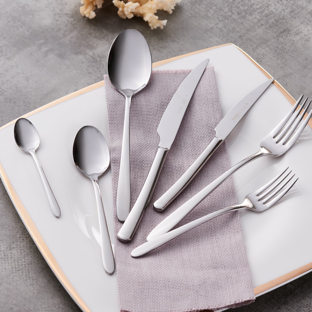 Karaca Alder 84 Parça Çatal Kaşık Bıçak Elegance Kutulu
