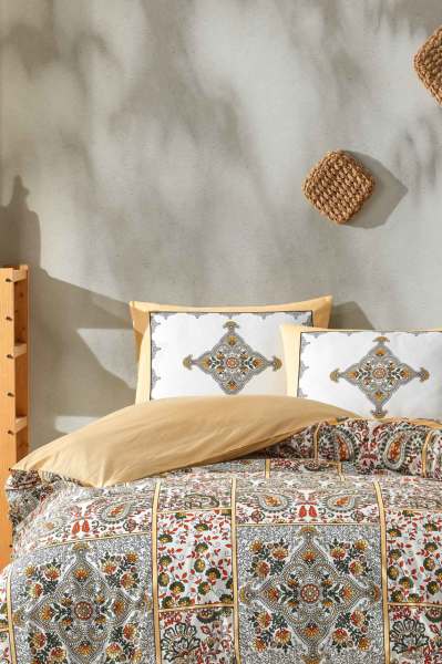 NEVRESİM TAKIMI TILE YEŞİL ÇİFT KİŞİLİK