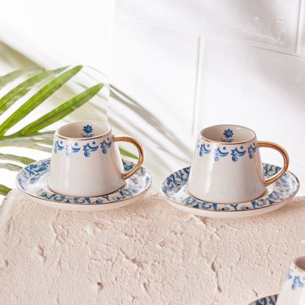 Karaca Mare 6 Kişilik Kahve Fincanı Takımı 90 ml