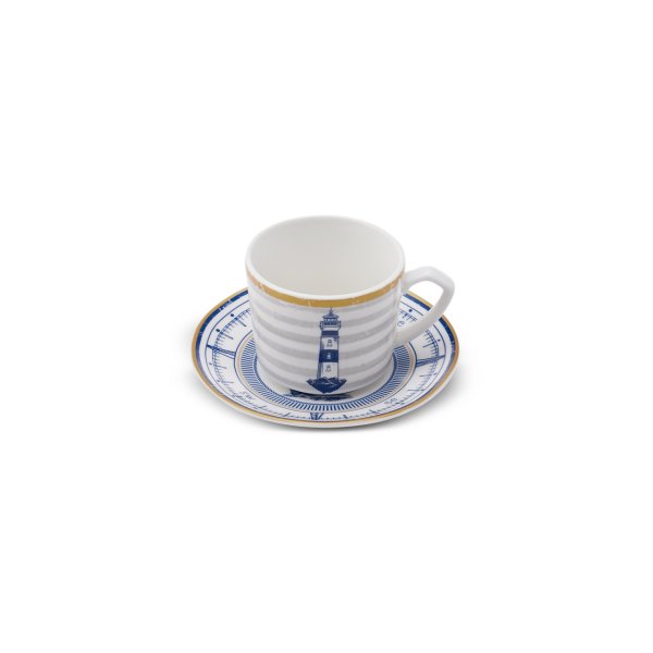 Karaca Marin 6 Kişilik Kahve Fincan Takımı 80 ml
