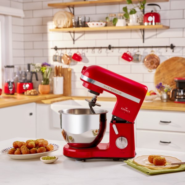 Karaca Mastermaid Chef Stand Mikser Imperial Red 1500W 5 Lt