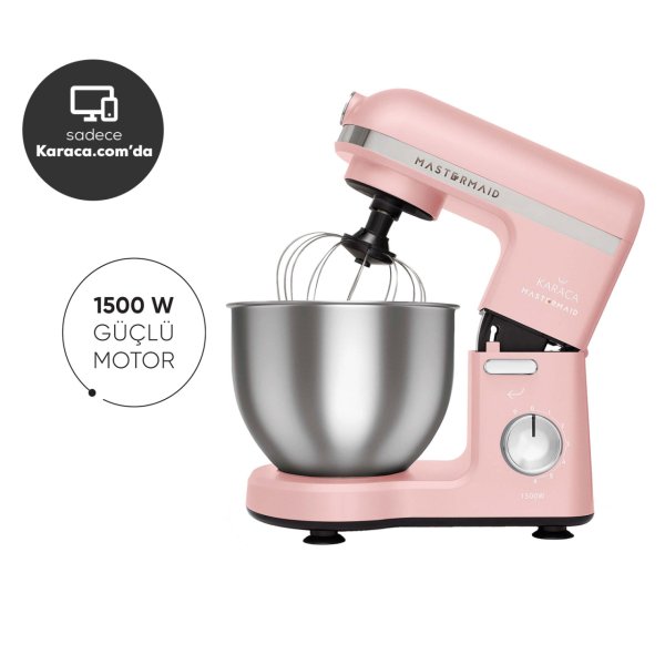 Karaca Mastermaid Chef Stand Mikser Pearly Pink 1500W 5 Lt