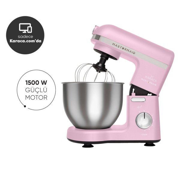 Karaca Mastermaid Chef Stand Mikser Pink 1500W 5 Lt