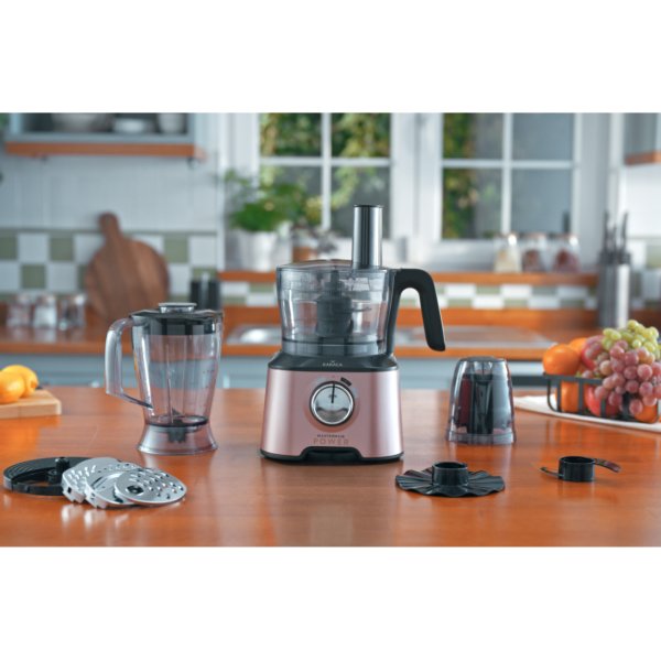 Karaca Mastermaid Power Multifunctional 10 in 1 Rosegold Gıda Hazırlama Seti 2000w