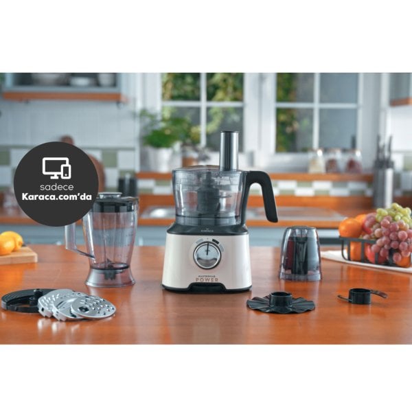 Karaca Mastermaid Power Multifunctional 10 in 1 Soft Cream Gıda Hazırlama Seti 2000w