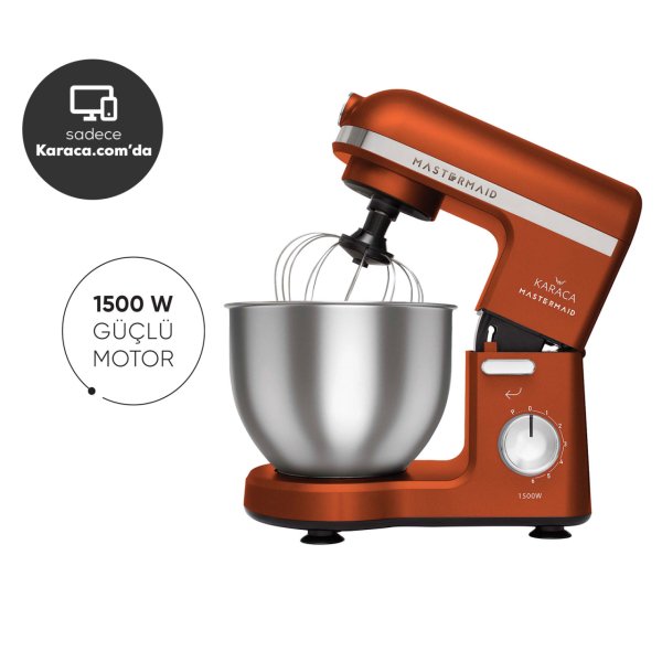 Karaca Mastermaid Chef Stand Mikser Sunburn 1500W 5 Lt