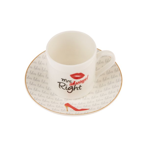 Karaca Match 2 Kişilik Kahve Fincanı Takımı 80 ml