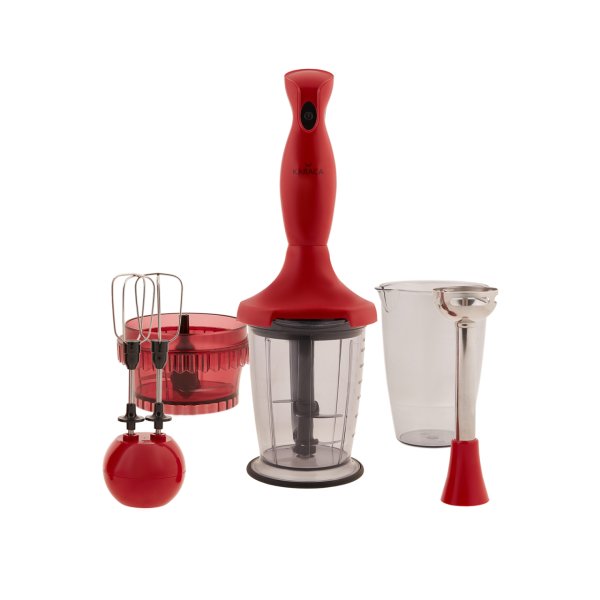 Karaca Maximix Blender Set Retro Kırmızı