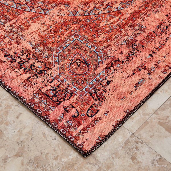 Kaşmir Halı Dekoratif Art Retro Kapadokya 80x150 cm