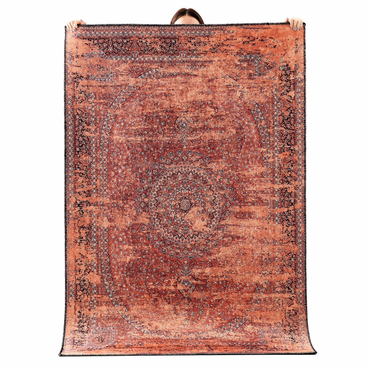 Kaşmir Halı Dekoratif Art Retro Kapadokya 80x300 cm