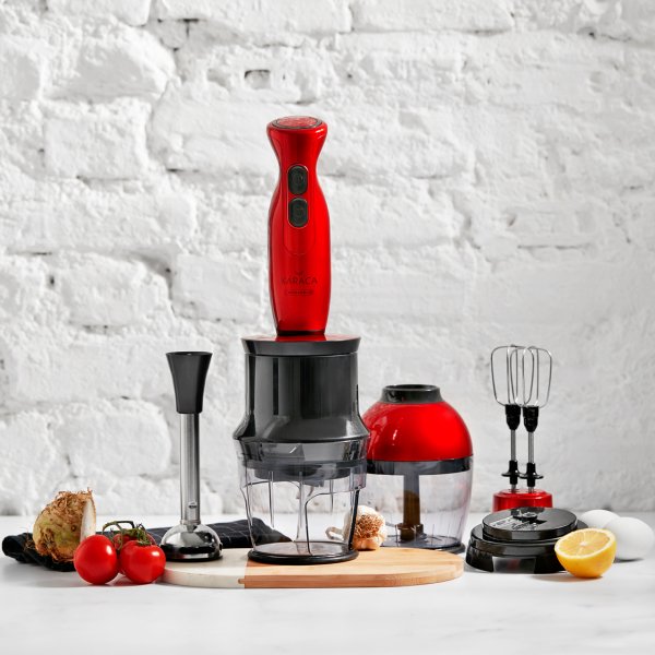 Karaca Blendfit 4 in 1 Set Red Gold