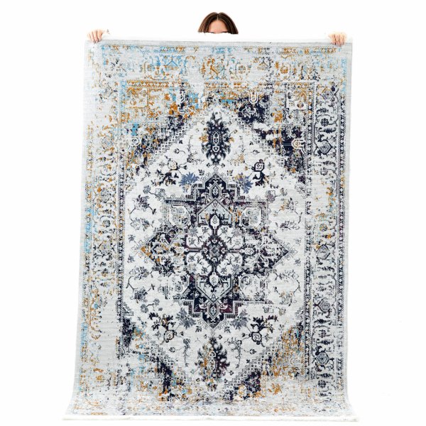 Kaşmir Halı Dekoratif Art Retro Kirman 120x180 cm