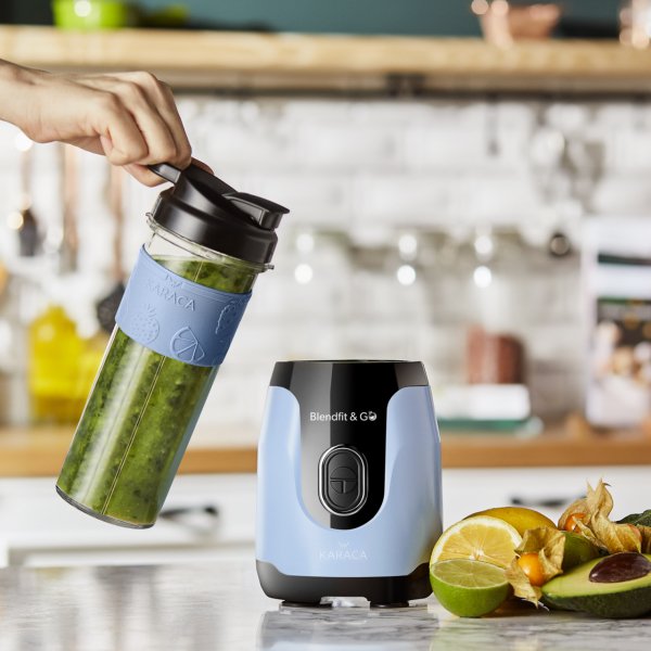 Karaca Blendfit Go Personal Kişisel Smoothie Blender Vintage Blue