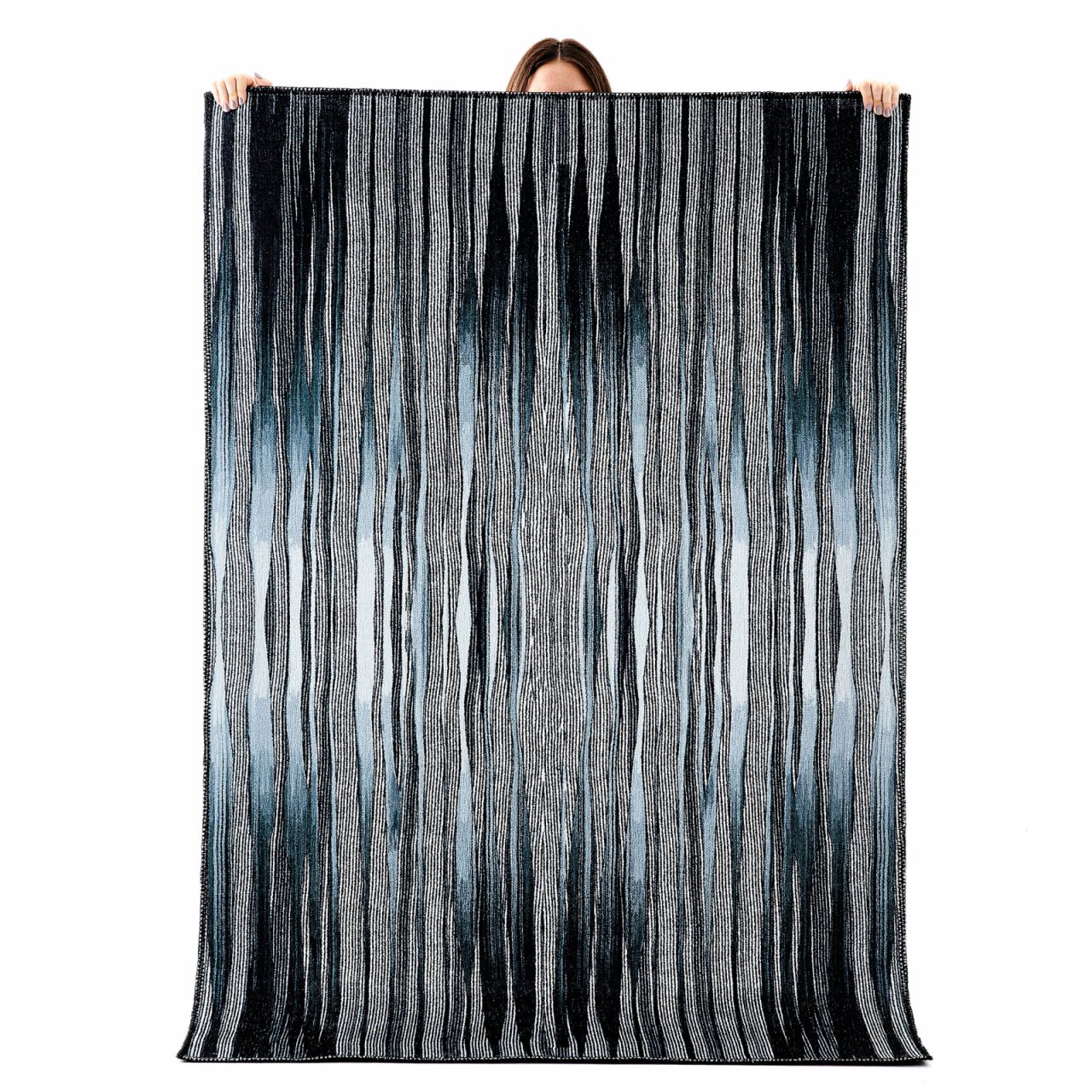 Kaşmir Halı Dekoratif Art Trend Black Line 120x180 cm