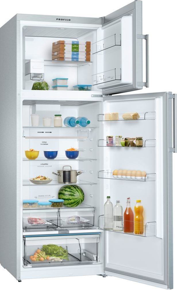 Profilo BD2056IFAN Kolay temizlenebilir Inox Donduruculu Buzdolabı