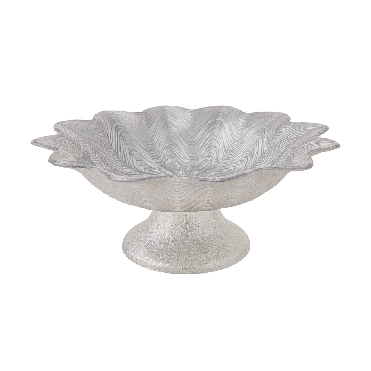 Karaca Mimoza Ayaklı Lokumluk Gümüş 22cm