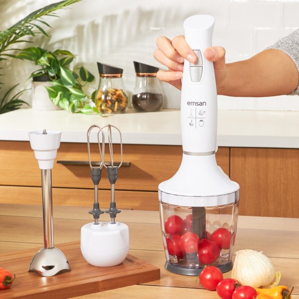 Emsan Magic Power Midi 4\'lü Blender Seti Beyaz