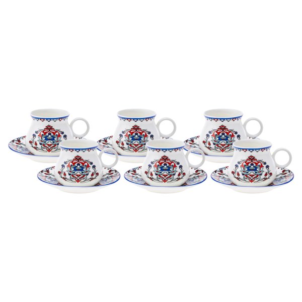 Karaca Bursa 6 Kişilik Kahve Fincanı Takımı 90 ml