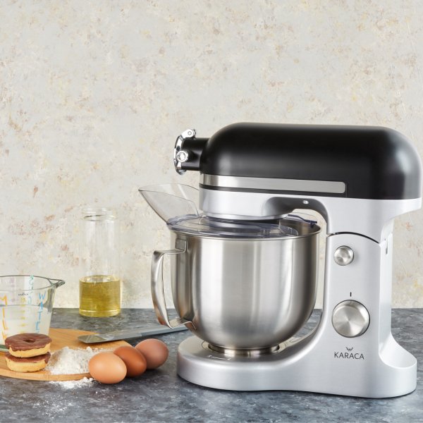 Karaca Multicast Chef Döküm Stand Mikser Black Muftak Şefi 1600W 5 Lt