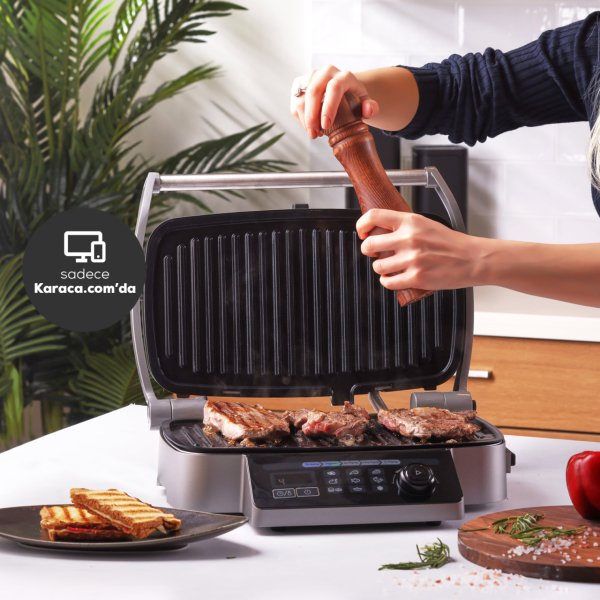 Karaca Multigrill XL Akıllı Otomatik Izgara Ve Tost Makinesi 8 Dilimli 9 Programlı 2100 W