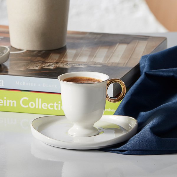 Karaca Mum 6 Kişilik Kahve Fincanı Takımı 90 ml