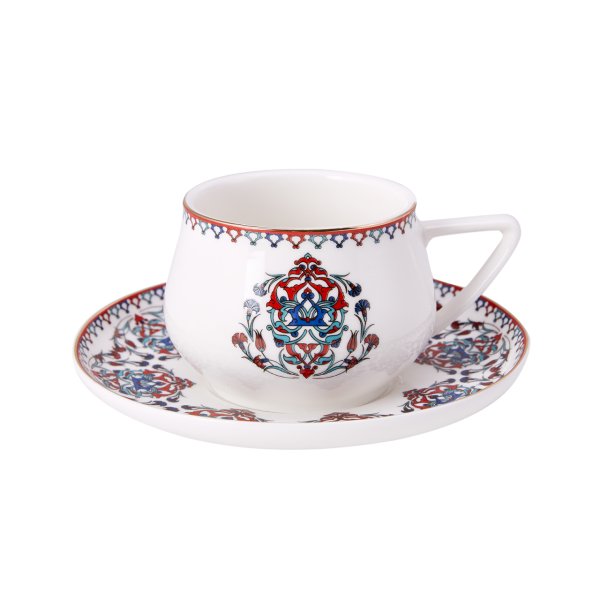 Karaca Nakkaş 4 Kişilik Çay Fincan Takımı 220 ml