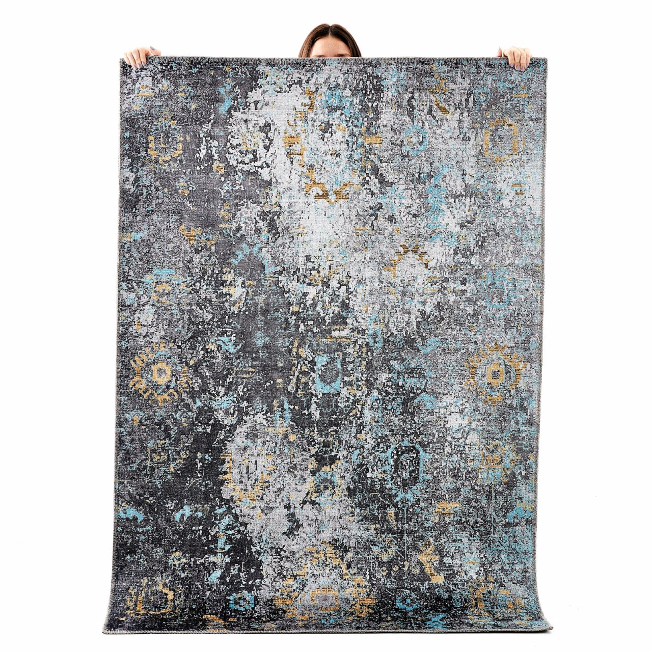 Kaşmir Halı Dekoratif Art Trend Soil 80x150 cm