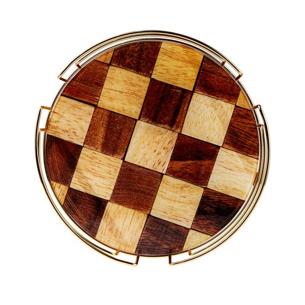 Karaca Check Yuvarlak Tepsi 35 cm
