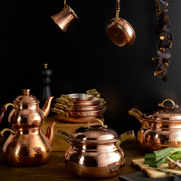 Karaca Nish Copper New Tombik Bakır Tencere 17 cm