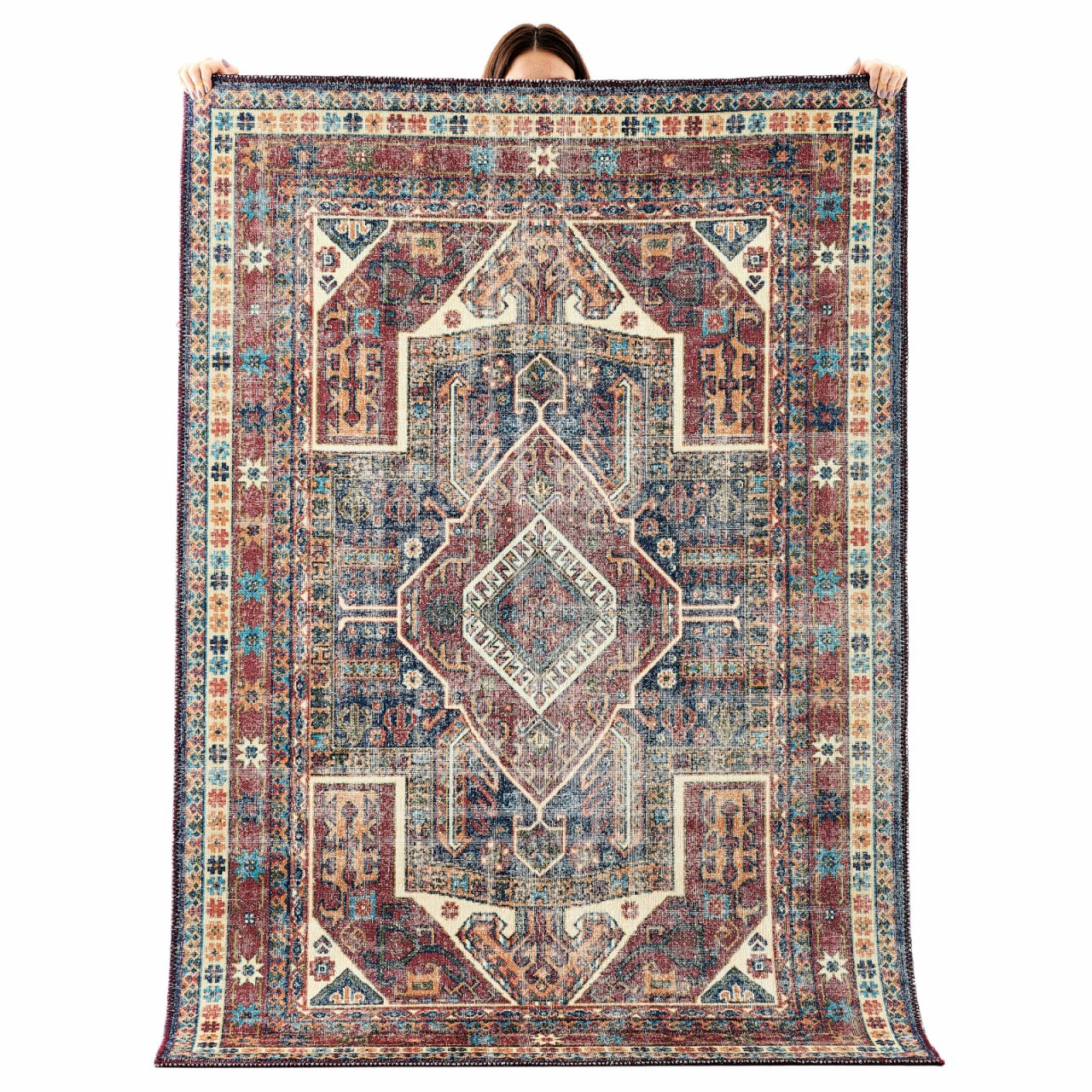 Kaşmir Halı Dekoratif Art Türkmen İsfahan 180x280 cm