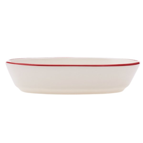Emsan Salve 3 Parça Oval Çerezlik Kırmızı