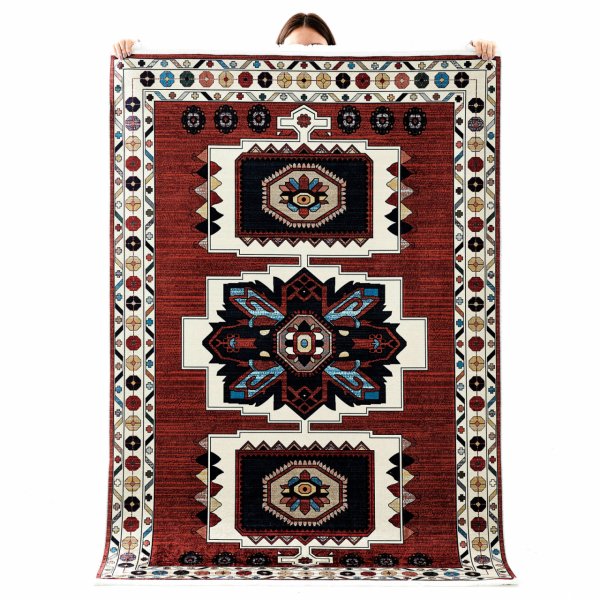 Kaşmir Halı Dekoratif Art Türkmen Village 80x300 cm