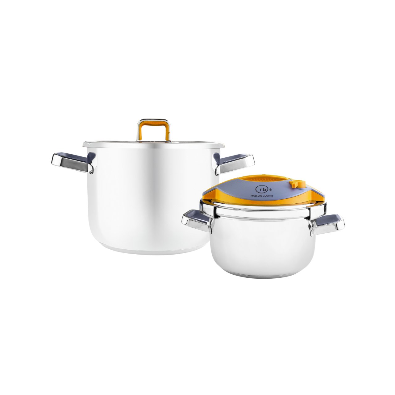 Karaca Orbit Sarı Düdüklü Tencere Seti 4+6 Litre