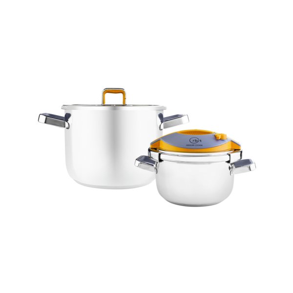 Karaca Orbit Sarı Düdüklü Tencere Seti 4+6 Litre