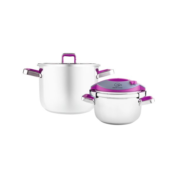 Karaca Orbit Violet Düdüklü Tencere Seti 4+6 Litre