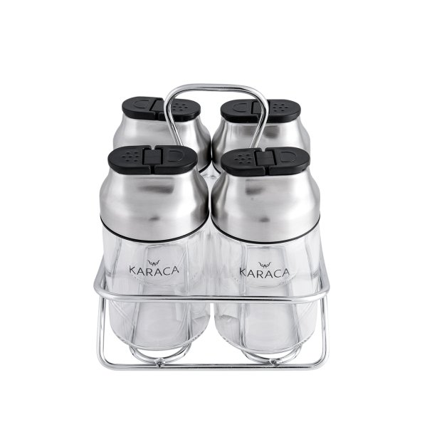 Karaca Dimple Steel 5 Parça Baharat Takımı