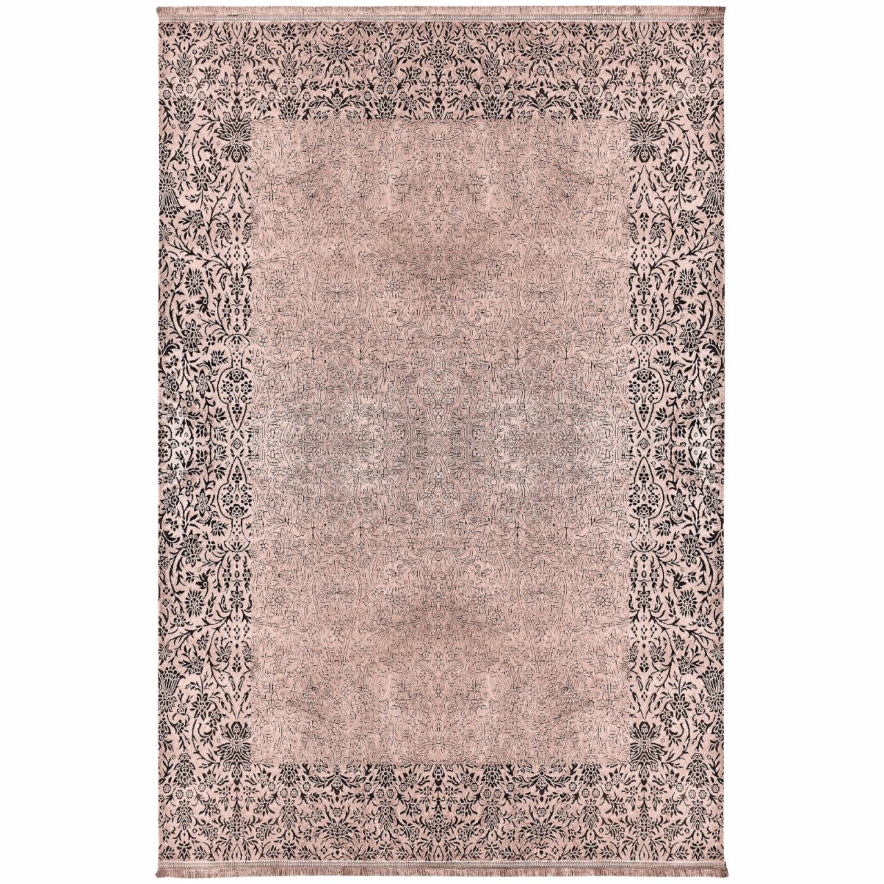 Kaşmir Halı Viskon Premium Damask Vizon 160x230 cm