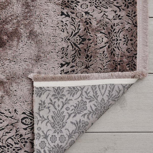 Kaşmir Halı Viskon Premium Damask Vizon 160x230 cm