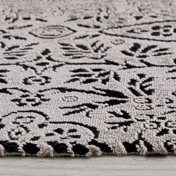 Kaşmir Halı Viskon Premium Damask Vizon 160x230 cm